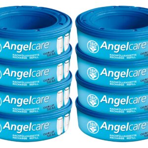Angelcare Original Nachfüllkassetten 8er-Pack für Windeleimer Comfort Plus